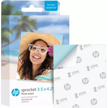HP ZINK fotopapir 3,5 x 4,25 inch sjajni, samoljepljivi, 20 listova za HP Sprocket