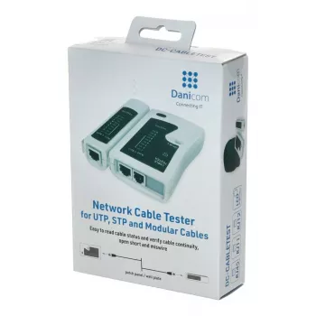 DSIT mrežni tester kabela za RJ11 RJ12 RJ45 ISDN Cat5 Cat5e Cat6 Cat6a UTP STP s LED zaslonom