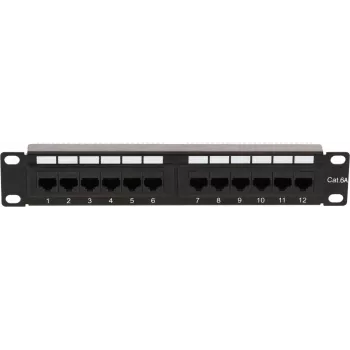 DSIT 10-Inch 12-Port UTP CAT 6a Patch Panel DS-10Patch6a-12UTP