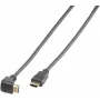 Vivanco High Speed HDMI kabel s Ethernetom, kut od 90 stupnjeva, 1,5 m, crni (VVVHDMI30M1M90K)