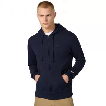 Champion muška hoodie jakna s punim patentnim zatvaračem, tamnoplava, BS501, veličina M
