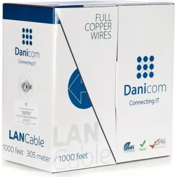 DSIT DANICOM CAT6 UTP 305m PVC (Fca) solidni bakreni mrežni kabel