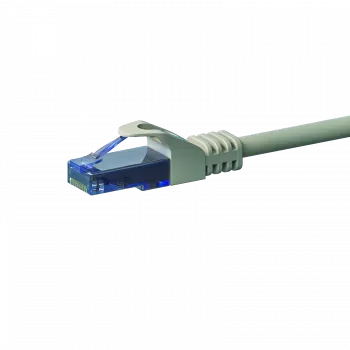 DSIT UTP CAT6a patch kabel, 0,25 m, sivi, 100% bakar, 10GbE, RJ45