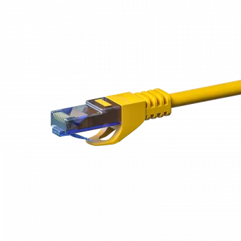 DSIT UTP Cat6a instalacijski kabel, 100% bakar, žuti, 0,25 m, DC-U6A7-002