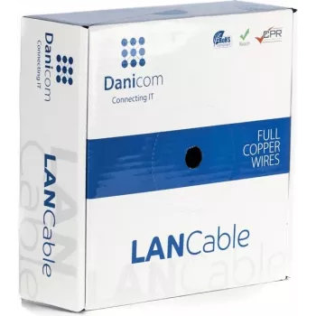 DSIT DANICOM CAT6 FTP 50m kabel s punim vodičem - LSZH (Dca) - DC-FTP6-50S-DCA