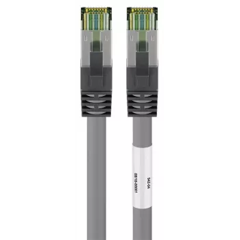 DSIT RJ45 mrežni kabel S/FTP PiMF CAT 8 sirovi kabel sivi 0,50 m