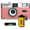 Swiss+Go Novocolor 35mm paket analogne kamere s bljeskalicom, pink (SWI401611)