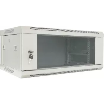 DSIT DS6404W 4U zidni serverski ormar sa staklenim vratima, 600 x 450 x 280 mm, bijeli