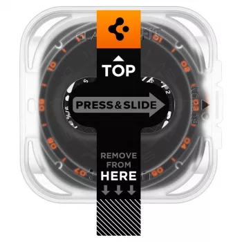 Spigen Glas.TR EZ-FIT AC zaštitna folija za zaslon za Samsung Galaxy Watch Ultra 2 (47mm), prozirna, paket od 2