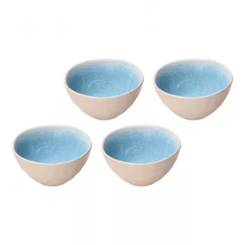 ROSE&TULIPANI Concerto Fuse Azzurro set od 4 srednje zdjele 15 cm