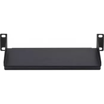 DSIT DS-FH10 10 inch 1U fiksna rack polica za serverske ormare, crna, 250 x 136 x 44 mm