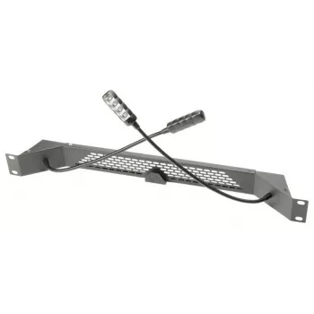 DSIT 19 inch LED rasvjeta s gusjeničnim vratom više boja RGB 1U rack montaža
