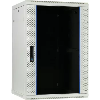 DSIT 18U zidni serverski ormar sa staklenim vratima, 600x600x900 mm, bijeli
