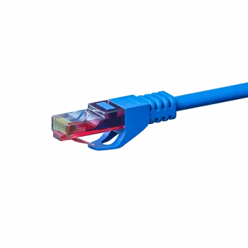 DSIT CAT6 U/UTP mrežni patch kabel, 0,50 m, plavi, 100% bakar