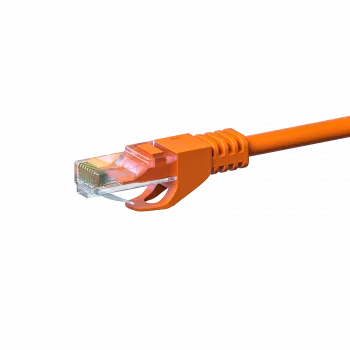 DSIT CAT 6 U/UTP Network Patch Cable, 5 m, Orange, CCA, RJ45 Male to Male, Gigabit Ethernet, 250 MHz