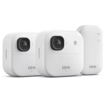 Bežični sigurnosni sustav kamera (2 kamere) Amazon Blink Outdoor 2K+, bijeli (B0F9632B4F)