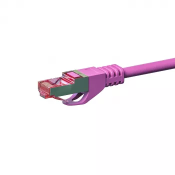 DSIT CAT 6 S/FTP LSOH Network Patch Cable, 30 m, Pink