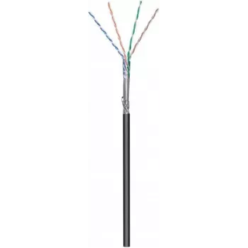 DSIT CAT6 S/FTP 50m vanjski mrežni kabel na kolutu, crni CCA (DC-OUT-SFTP6CCA-50)