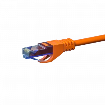 DSIT CAT6a U/UTP 100% Copper Network Patch Cable, 30m, Orange