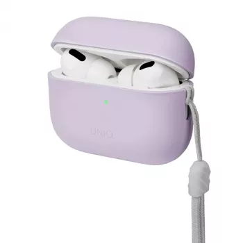 UNIQ Lino silikonsko kućište za AirPods Pro 2. generacije - lila lavanda