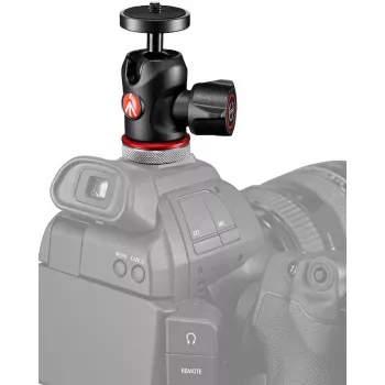 Manfrotto MH492LCD-BH kuglasta glava za kameru na vrućoj cipeli, crna