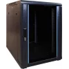 DSIT DS6815 15U 600x800mm zidni serverski ormar s vratima od stakla, svijetlosivi
