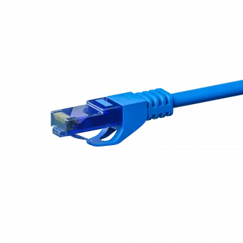 DSIT CAT6a U/UTP 100% Copper Patch Cable, 1.5m, Blue, RJ45, 10Gbps, 500MHz