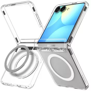 SPIGEN Ultra Hybrid Pro MagSafe Galaxy Z Flip8 prozirna/bijela