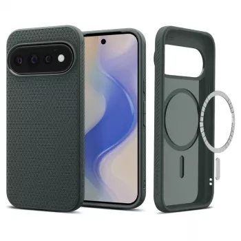 SPIGEN Liquid Air Mag MagSafe maska za Google Pixel 11 Pro - Abyss Green