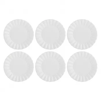 LA PORCELLANA BIANCA set od 6 Ducale tanjura za salatu - bijeli, 20 cm