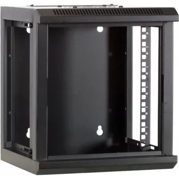 DSIT 6U 10 inch zidno serversko kućište sa staklenim vratima, 312x310x352 mm, crno (DS10-3306)