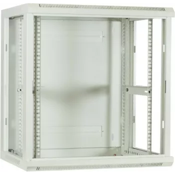 DSIT DS6412W 12U zidno serversko kućište sa staklenim vratima, 600x450x634 mm, bijelo