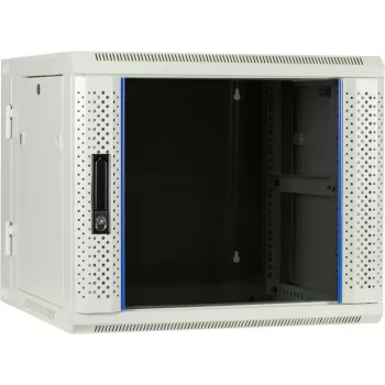 DSIT 9U reverzibilni zidni serverski ormar sa staklenim vratima, bijeli, 600x600x501 mm (DS6609W-DOUBLE)