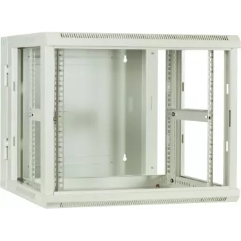 DSIT 9U reverzibilni zidni serverski ormar sa staklenim vratima, bijeli, 600x600x501 mm (DS6609W-DOUBLE)