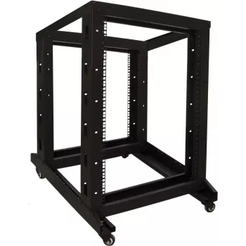 DSIT 18U 19 inch samostojeći ormar na kotačićima, 600x800x1000 mm, nesastavljen, crni