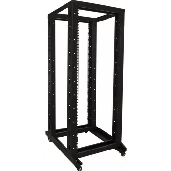 DSIT 32U 19 inch samostojeći serverski ormarić na kotačima, 600x800x1600 mm, crni, nesastavljen