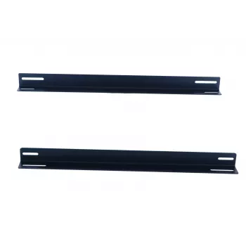 DSIT 19 inch vodilice za ormariće dubine 450 mm (set od 2, crne, čelik)