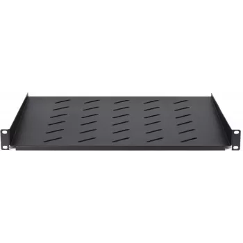 DSIT DS-FH1U450 1U fiksna polica za zidne ormare dubine 600 mm, dubine 450 mm, crna