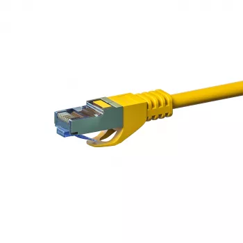 DSIT CAT 6a S/FTP LSOH mrežni patch kabel, 0,25 m, žuti