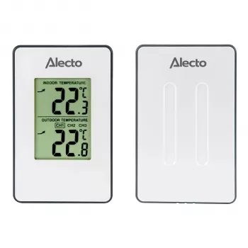 ALECTO WS-1050 bežična meteorološka stanica s vanjskim senzorom, bijela