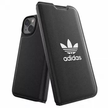 Adidas Originals Booklet Case BASIC futrola za iPhone 14/15/13 6,1 inch, crno-bijela