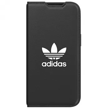 Adidas Originals Booklet Case BASIC futrola za iPhone 14/15/13 6,1 inch, crno-bijela