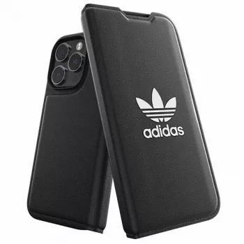 Adidas Originals Basic Booklet futrola za iPhone 14 Pro, crno-bijela