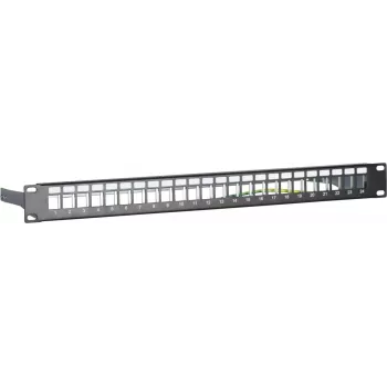DSIT DS-Patch-24STP 24-portni keystone patch panel S/UTP 1U crni