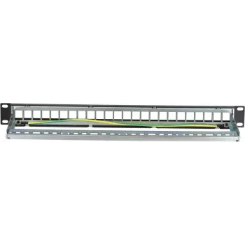 DSIT DS-Patch-24STP 24-portni keystone patch panel S/UTP 1U crni