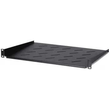 DS-IT 1U fiksna polica za zidne ormare dubine 450 mm, dubina 350 mm, crna