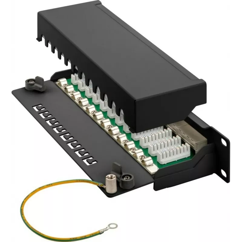 DSIT DS-10Patch6a-12STP 10 inch 12-portni STP CAT 6a patch panel