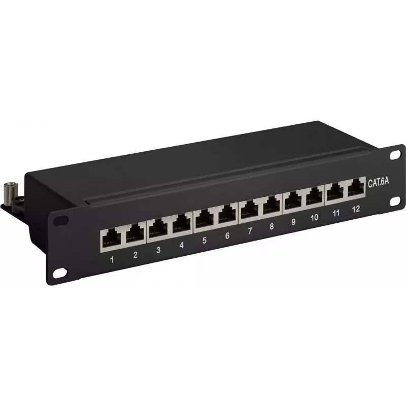 DSIT DS-10Patch6a-12STP 10 inch 12-portni STP CAT 6a patch panel