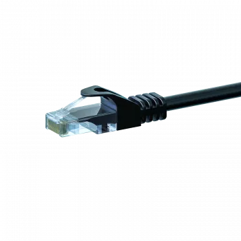 DSIT CAT5e U/UTP mrežni patch kabel, 1m, crni, 100% bakar (DC-50-010)