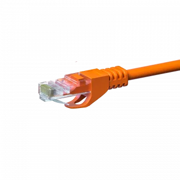 DSIT CAT 5e U/UTP mrežni patch kabel, 3m, narančasti, CCA, RJ45, Gigabit Ethernet